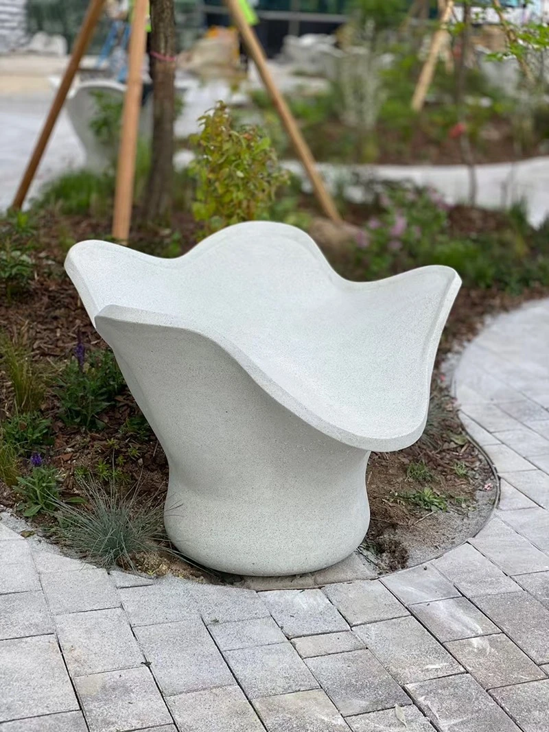 UHPC Translucent Concrete Cast Stone Bench suppliers